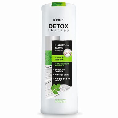 Shampoo-DETOX for hair with WHITE GLOES and MORNING EXTRACT