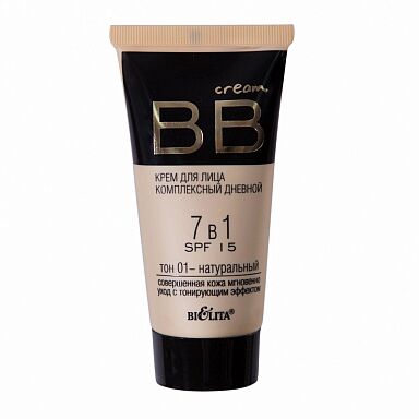 7 BB kremas veido kompleksui 7 diena 1 SPF 15 tonas natūralus