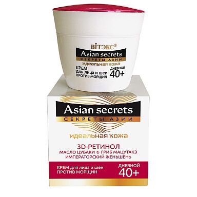 Asian Secrets. КРЕМ для лица и шеи ПРОТИВ МОРЩИН дневной 40+ Belita/Viteks