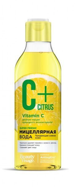 Micelinis vanduo odai švytėti C+Citrus exp 01.23