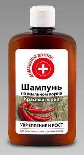 Namų gydytojas. Šampūnas. Raudonieji pipirai Intensyvus atkūrimas 300 ml