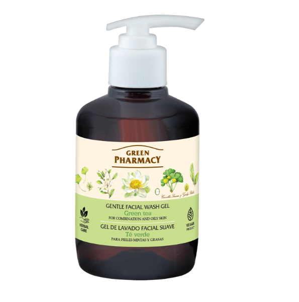 Green Apothecary. Wash gel. Aloe and Flax Seeds for Dry and Sensitive Skin 270 ml