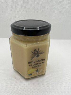 Medus su citrina ir imbieru 230g