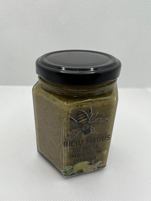 Honey with mint, lemon and ginger 230g