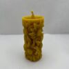 Beeswax candle "flowers"