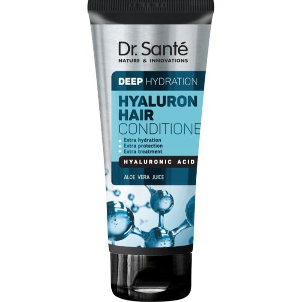 Dr.Sante Hyaluron Hair Giliai drėkinantis plaukų balzamas 200 ml
