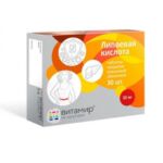 Vitamir Липоевая кислота таблетки, 30 шт