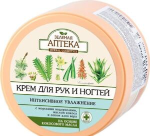 ruki Hand and Nail Cream Green Pharmacy Intensive Moisturizing 300 ml