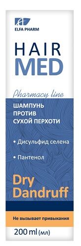 Шампунь Elfa Pharm Hair Med против перхоти 150 мл