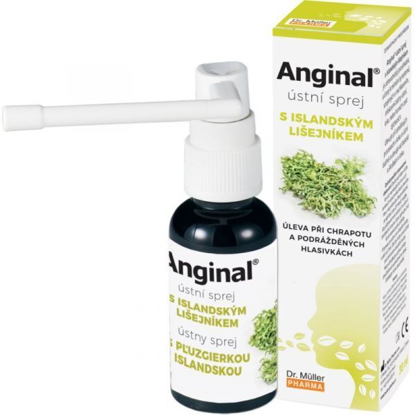 DR. MULLER PHARMA Anginal - Spray with Icelandic Moss, 30 ml.