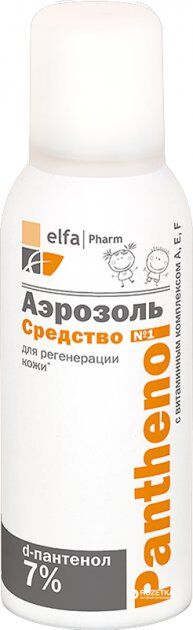 "Elfa Pharm Panthenol" aerozolis su vitaminų kompleksu A, E, F 150 ml