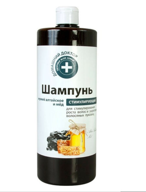 Шампунь Домашний доктор Мумие алтайское и мед 1000 мл