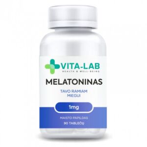 vita-lab-maisto-papildas-melatoninas-1-mg-n90 Vita-Lab ДОБАВКА ДЛЯ ЗДОРОВОГО СНА MELATONIN 2MG N90