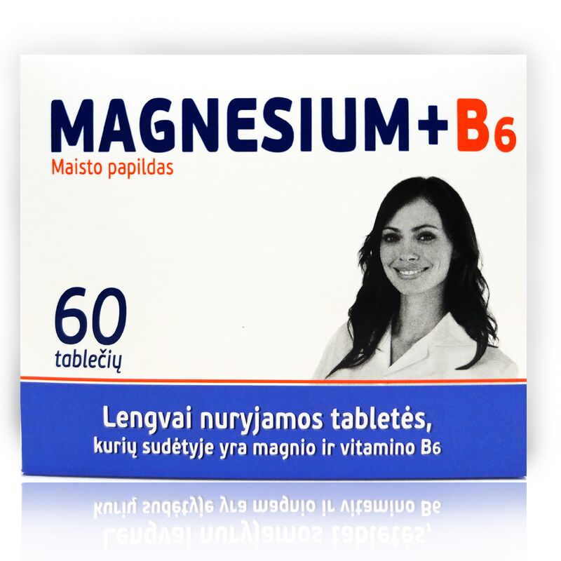 magnesium-b6-n60 (1) Magnesium + B6, 60 tab. 300 mg