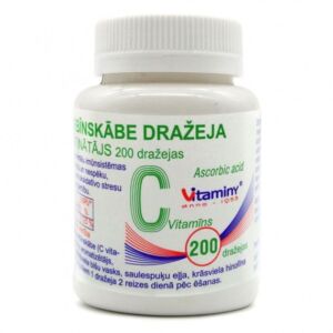 askorbiinhappe-drazeed-n200 Ascorbic acid dragee n200