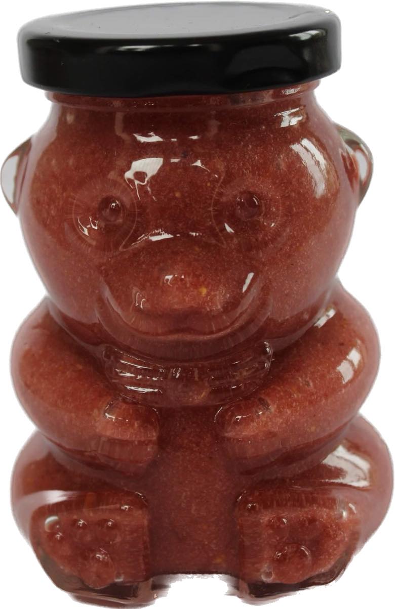 Мёд с чёрной смородиной 150г "Мишка"