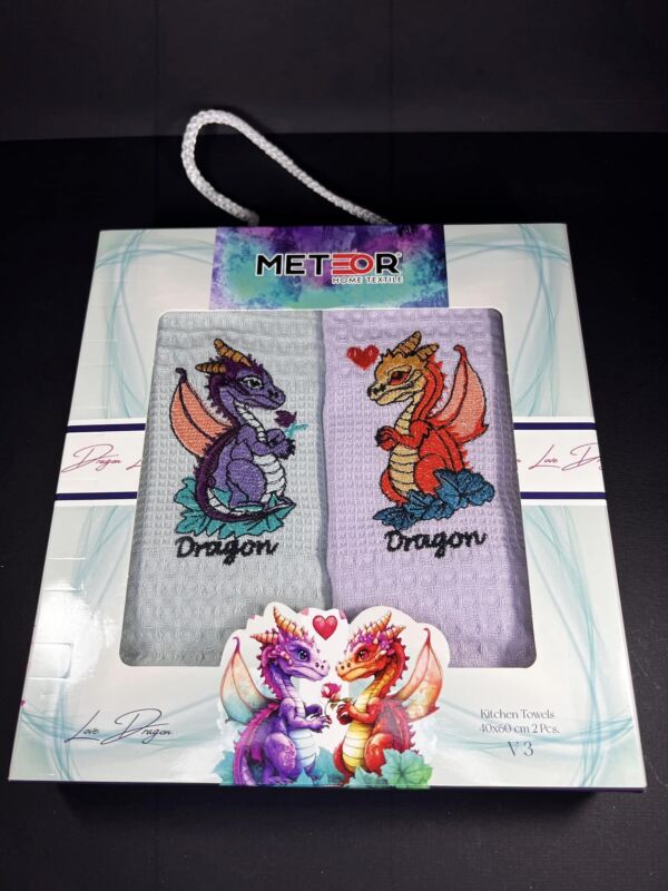 Полотенца кухонные Purple Dragons 2