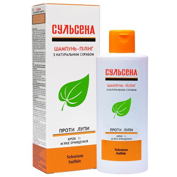 sh-pill_3-min SULSENA anti-dandruff shampoo-peeling with natural scrub, 150 ml