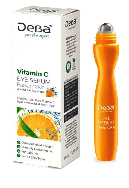 Eye serum with vitamin c and hyaluronic acid 15ml - deva