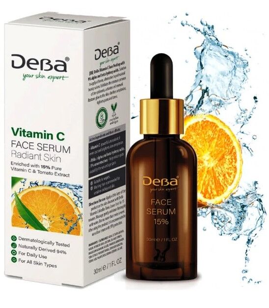 Сыворотка для лица с витамином с и экстрактом томата 30мл - deva