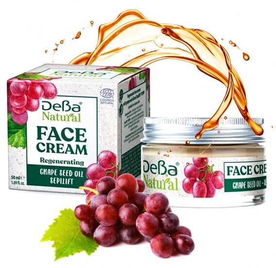 Screenshot 2024-01-12 081624 Revitalizing face cream for mature skin with grape seed oil and sepilift 50 ml - deva natural