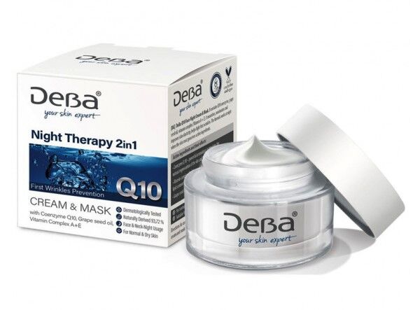 Screenshot 2024-01-12 081931 Крем и маска ночная 2 в 1 "night therapy" 50 мл - deva