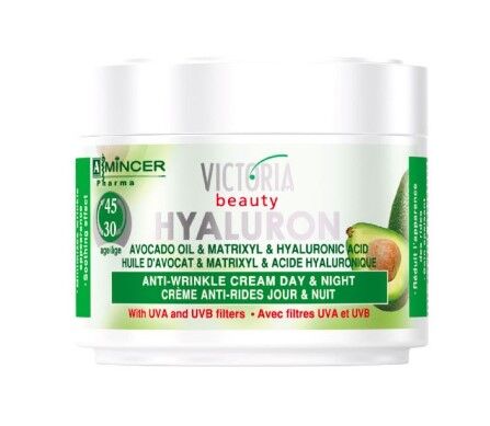 Hyaluronic Face Cream with Avocado Oil 30-45 50ml Victoria Beauty