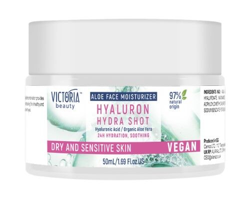 hialurono hydra shot veido kremas 50ml - victoria beauty