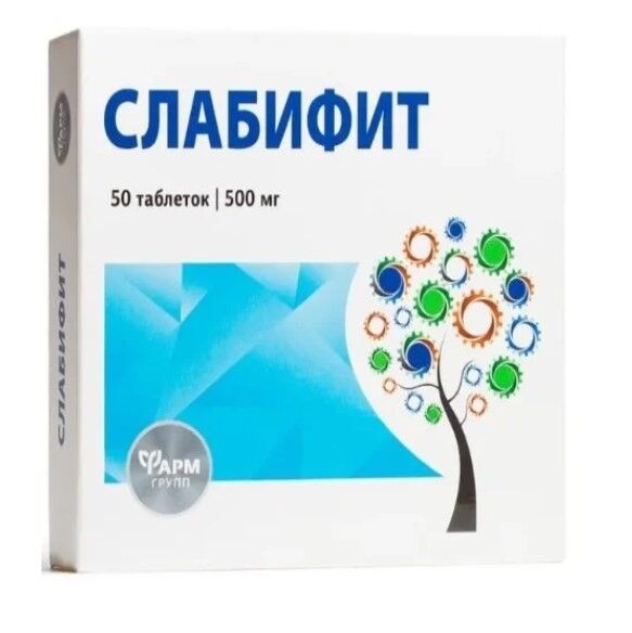 slabifit Слабительные таблетки "слабифит" n50 - farm group