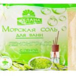 0210 Мрская соль для ванн с пеной и каолином "Лемонграсс" 500г Желана