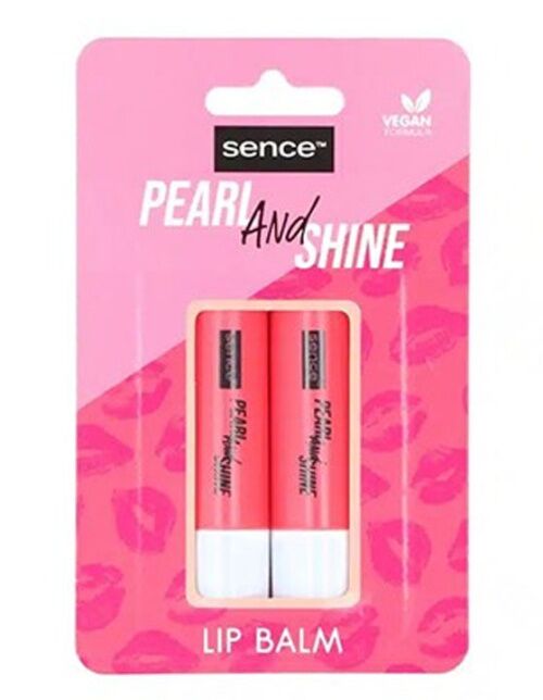 L3VwbG9hZHMvQ29zbWV0aWMvSW1hZ3MvODcyMDYwNDMxODM3MS5qcGc= Sence Lip Balm 2pcs x 4.3g Pearls and Shine
