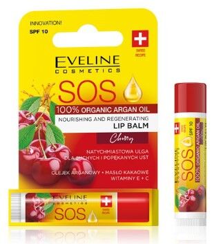cheery Eveline Lip Balm SOS Cherry (nourishing and restorative) 4.5g