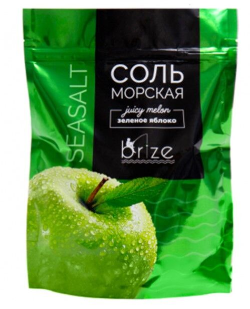 Screenshot 2024-09-12 075452 Cosmetic sea salt aromatized "Green Apple", 1.1 kg BRIZE