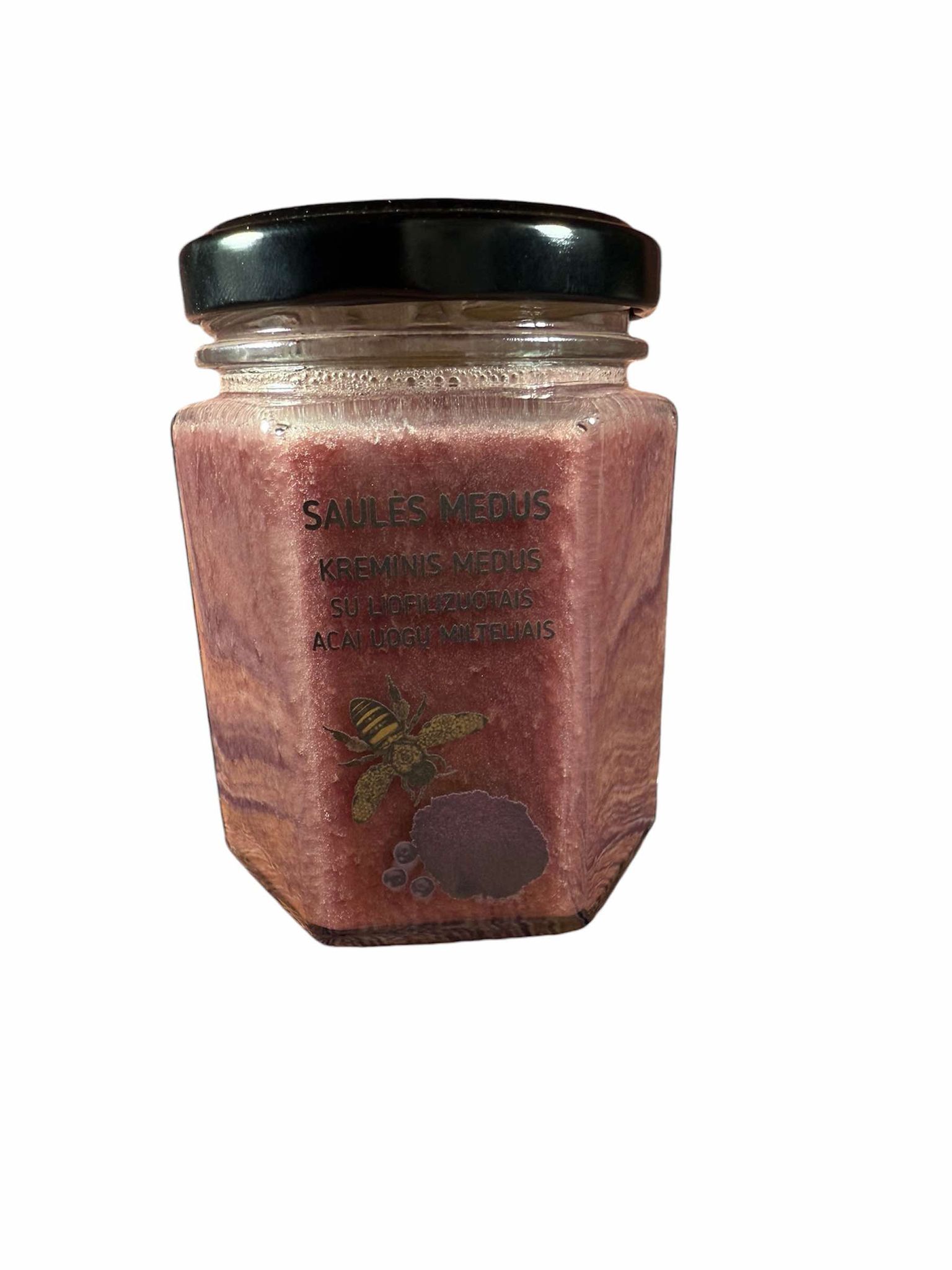 Natural honey with acai berries 230g