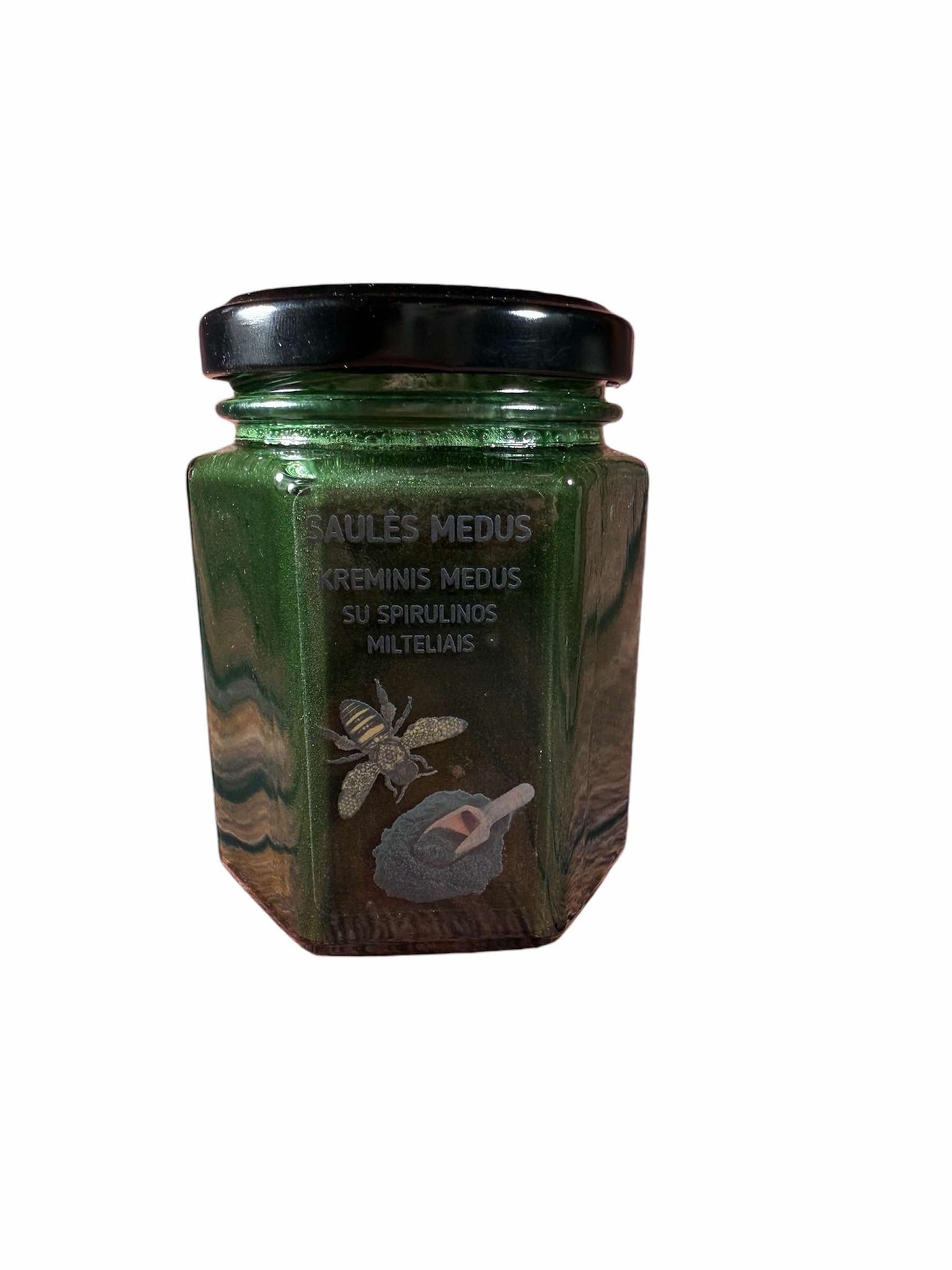 Natural honey with Spirulina 230g
