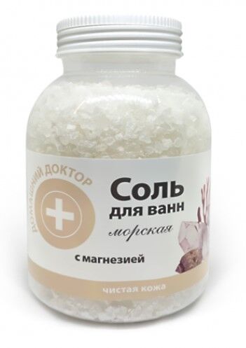 Домашний доктор Соль для ванн морская с магнезией 1000g