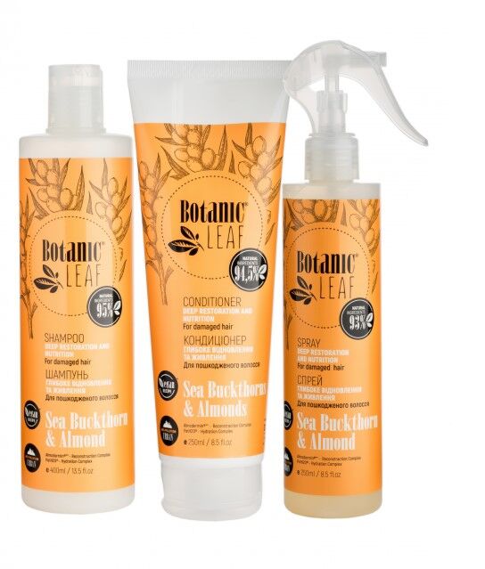 Набор для поврежденных волос Botanic Leaf "Глубокое восстановление и питание"