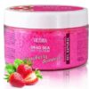 Body scrub with dead sea salt 400 grams with strawberry and vanilla aroma - Victoria Beauty