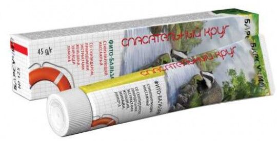 Фито-бальзам – Барсучий, “Спасательный круг”, массажный, 45 гр - Dr.Retter