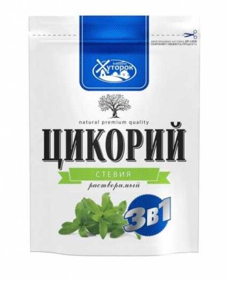 stevia "Khutorok" Chicory instant with stevia and cream substitute on vegetable basis 130g