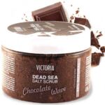 vb chocolate Солевой скраб для тела мертвого моря 400 гр с шоколадом Victoria Beauty