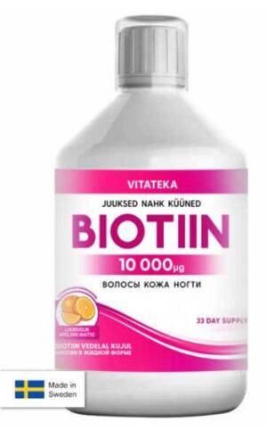 Биотин 10000 микрограмм 500мл VITATEKA