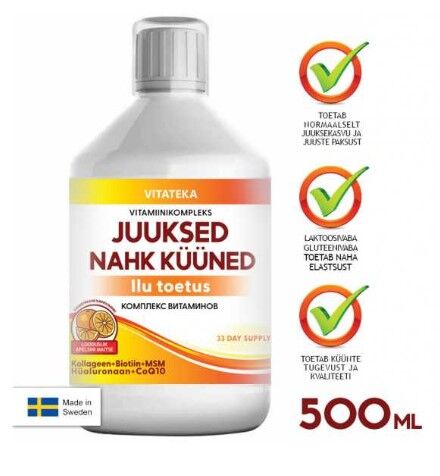 Vitaminų kompleksas "Plaukai, oda, nagai" 500 ml - Vitateka