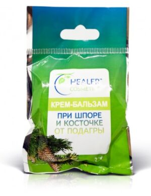 При шпоре и косточке от подагры крем бальзам 10 г Healer Cosmetics