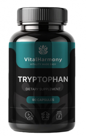 Триптофан 300 мг, биологически активная добавка, N90- VitalHarmony