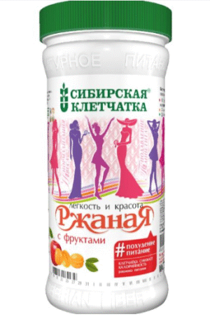 Клетчатка cибирская ржаная с фруктами 350г