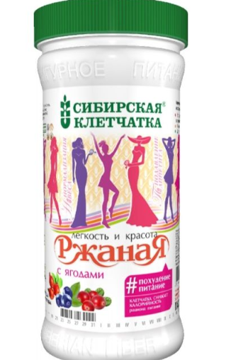 Siberian rye rye fiber with berries 350g