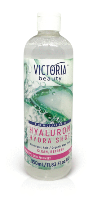 Мицеллярная вода с алоэ вера и гиалуроновой кислотой Hydra Shot Hyaluron Victoria Beauty 350ml
