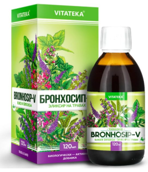 Бронхосип-V Эликсир на травах, 120 мл – Vitateka