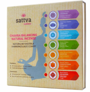 Набор палочек для благовоний Chakra Box, Sattva Ayurveda, 49 шт